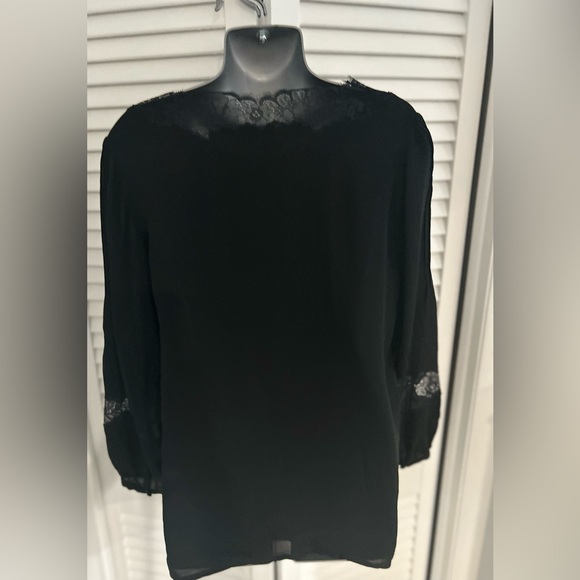 Joie “Olsone” silk and lace top size small - Picture 7 of 13